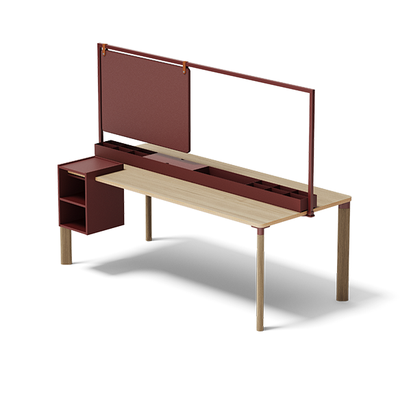 Mizetto_Embrace-work-table_Oak-and-Deep-Burgundy-and-LDS87.